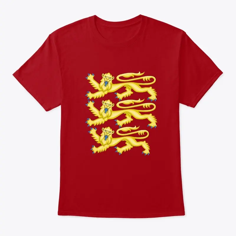 Lionheart English Coat of Arms T-Shirt